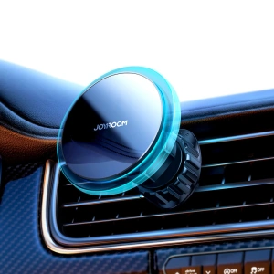 Wholesale Joyroom Car Holder Qi Wireless Charger 15W (MagSafe for iPhone Compatible) Car Mount Air Vent Silver (JR-ZS291) - JYR423 - {ean13} - Hurt