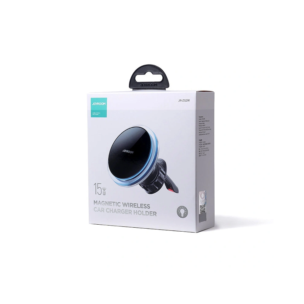 Hurtownia GSM - Suport auto cu încărcător wireless Joyroom MagSafe Qi 15W pentru grila de ventilație argintie (JR-ZS291) - JYR423 - {ean13} - Hurt