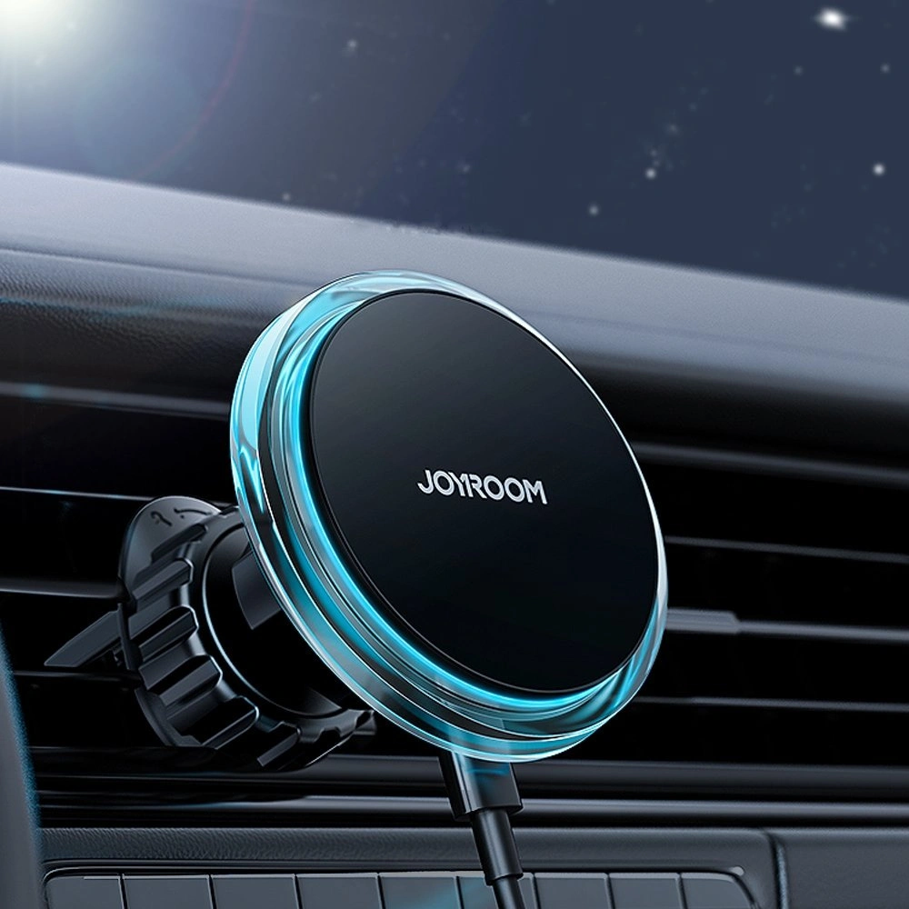 Hurtownia GSM - Suport auto cu încărcător wireless Joyroom MagSafe Qi 15W pentru grila de ventilație argintie (JR-ZS291) - JYR423 - {ean13} - Hurt