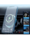 Wholesale Joyroom Car Holder Qi Wireless Charger 15W (MagSafe for iPhone Compatible) Car Mount Air Vent Silver (JR-ZS291) - JYR423 - {ean13} - Hurt