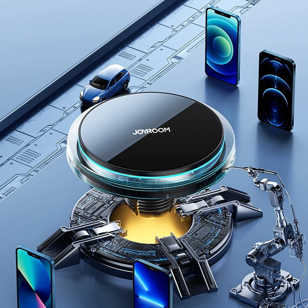 Hurtownia GSM - Suport auto cu încărcător wireless Joyroom MagSafe Qi 15W pentru grila de ventilație argintie (JR-ZS291) - JYR423 - {ean13} - Hurt