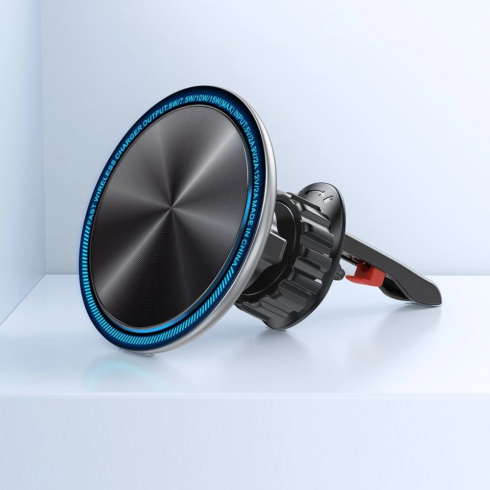 Hurtownia GSM - Upevnění do auta s bezdrátovou nabíječkou Joyroom MagSafe Qi 15W na mřížku ventilace stříbrné (JR-ZS290) - JYR424 - {ean13} - Hurt