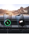 Wholesale Joyroom Car Holder Qi Wireless Charger 15W (MagSafe Compatible for iPhone) Air Vent Silver (JR-ZS290) - JYR424 - {ean13} - Hurt