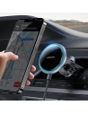 Wholesale Joyroom Car Holder Qi Wireless Charger 15W (MagSafe Compatible for iPhone) Air Vent Silver (JR-ZS290) - JYR424 - {ean13} - Hurt