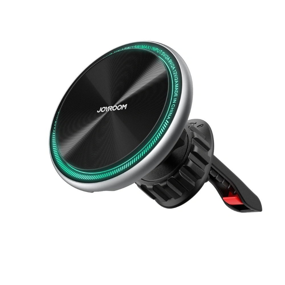 Hurtownia GSM - Upevnění do auta s bezdrátovou nabíječkou Joyroom MagSafe Qi 15W na mřížku ventilace stříbrné (JR-ZS290) - JYR424 - {ean13} - Hurt