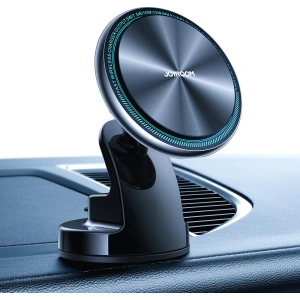 Wholesale Joyroom Car Magnetic Holder Qi Wireless Charger 15W (MagSafe for iPhone Compatible) for Dashboard Silver (JR-ZS290) - JYR425 - {ean13} - Hurt