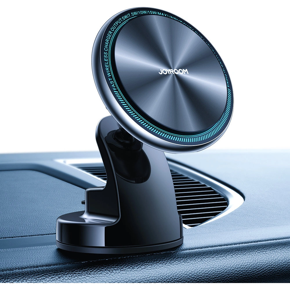 Wholesale Joyroom Car Magnetic Holder Qi Wireless Charger 15W (MagSafe for iPhone Compatible) for Dashboard Silver (JR-ZS290) - JYR425 - {ean13} - Hurt