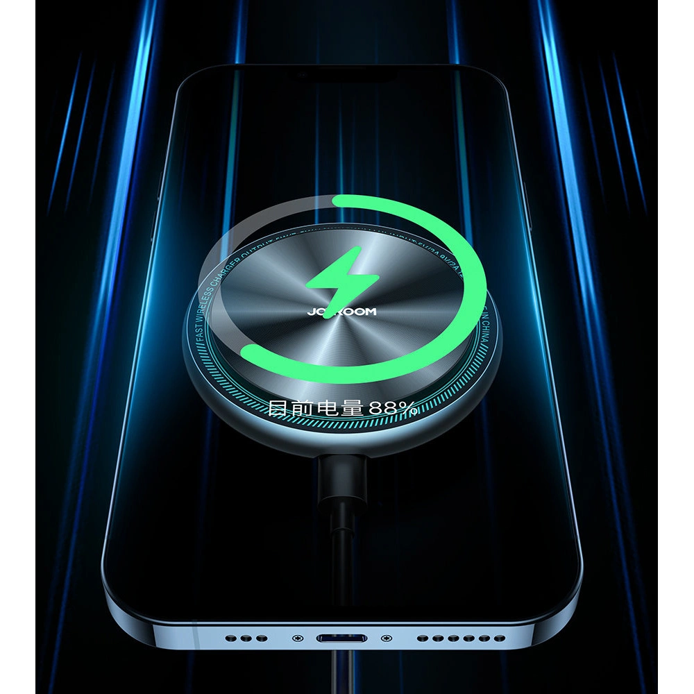 Wholesale Joyroom Car Magnetic Holder Qi Wireless Charger 15W (MagSafe for iPhone Compatible) for Dashboard Silver (JR-ZS290) - JYR425 - {ean13} - Hurt