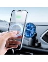 Wholesale Joyroom Car Magnetic Holder Qi Wireless Charger 15W (MagSafe for iPhone Compatible) for Dashboard Silver (JR-ZS290) - JYR425 - {ean13} - Hurt