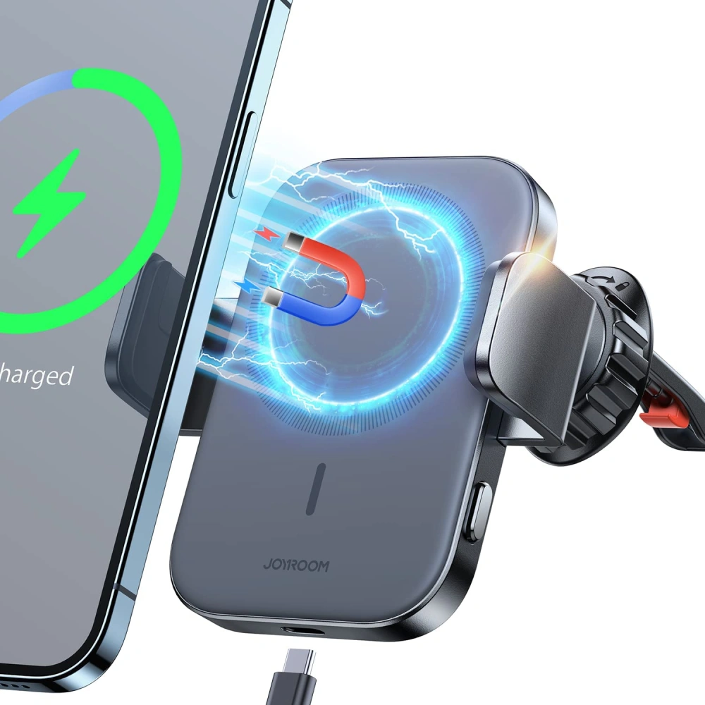Hurtownia GSM - Upevnění do auta s bezdrátovou nabíječkou Joyroom MagSafe Qi 15W na mřížku ventilace (JR-ZS295) - JYR426 - {ean13} - Hurt