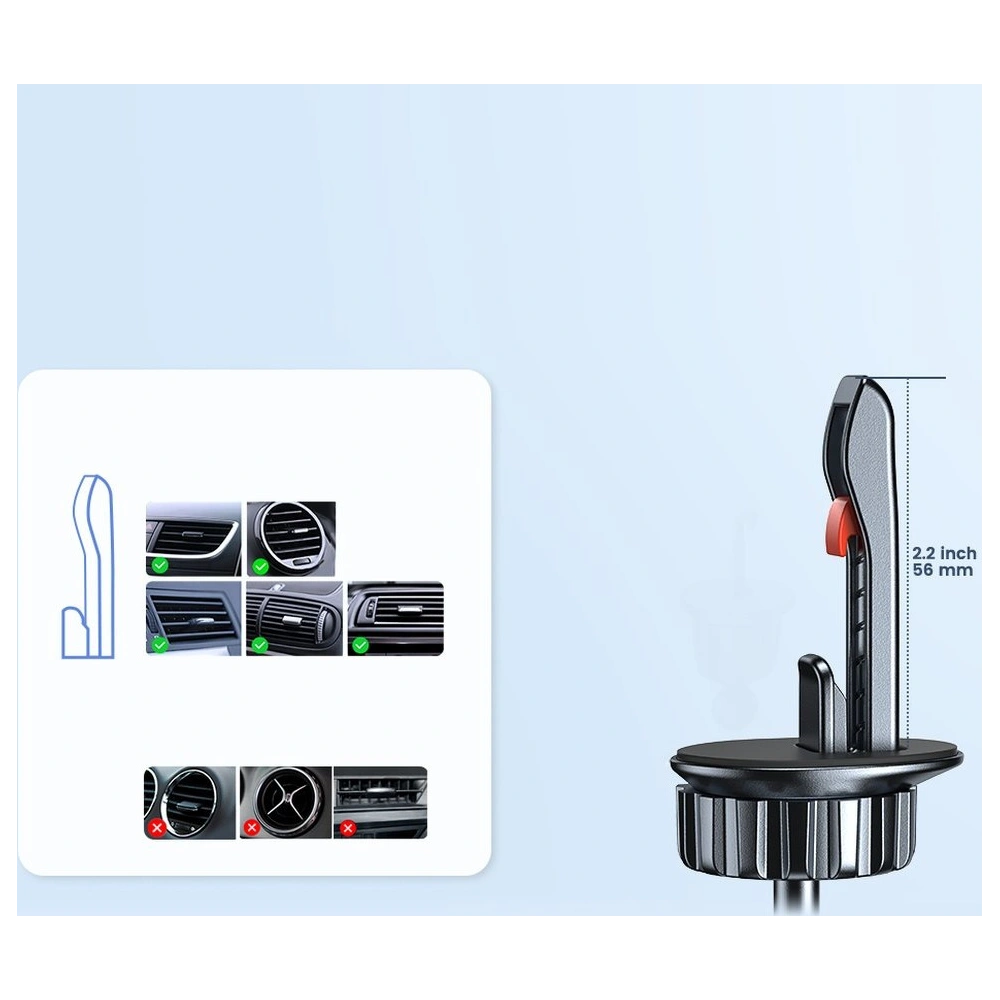 Hurtownia GSM - Suport auto cu încărcător wireless Joyroom MagSafe Qi 15W pentru grila de ventilație (JR-ZS295) - JYR426 - {ean13} - Hurt