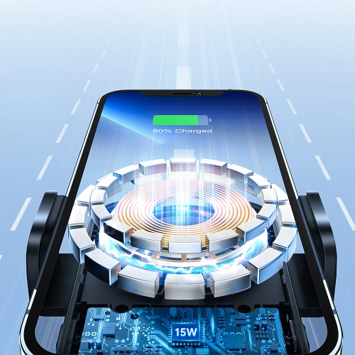 Uchwyt samochodowy z ładowarką bezprzewodową Joyroom MagSafe Qi 15W na deskę rozdzielczą (JR-ZS295)