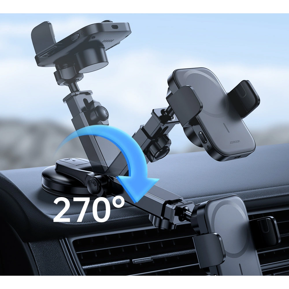 Wholesale Joyroom Car Magnetic Holder Qi Wireless Charger 15W (MagSafe for iPhone Compatible) for Dashboard (JR-ZS295) - JYR427 - {ean13} - Hurt