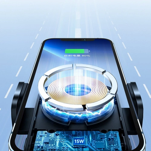 Uchwyt samochodowy z ładowarką bezprzewodową Joyroom MagSafe Qi 15W na deskę rozdzielczą (JR-ZS295)