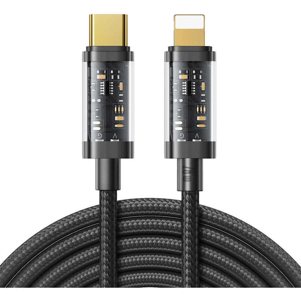 Hurtownia GSM - Kabel Joyroom USB-C/Lightning PD 20W 2m černý (S-CL020A20-black) - JYR430 - {ean13} - Hurt