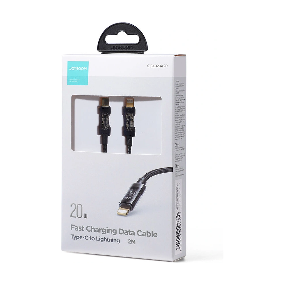 Hurtownia GSM - Kábel Joyroom USB-C/Lightning PD 20W 2m fekete (S-CL020A20-black) - JYR430 - {ean13} - Hurt