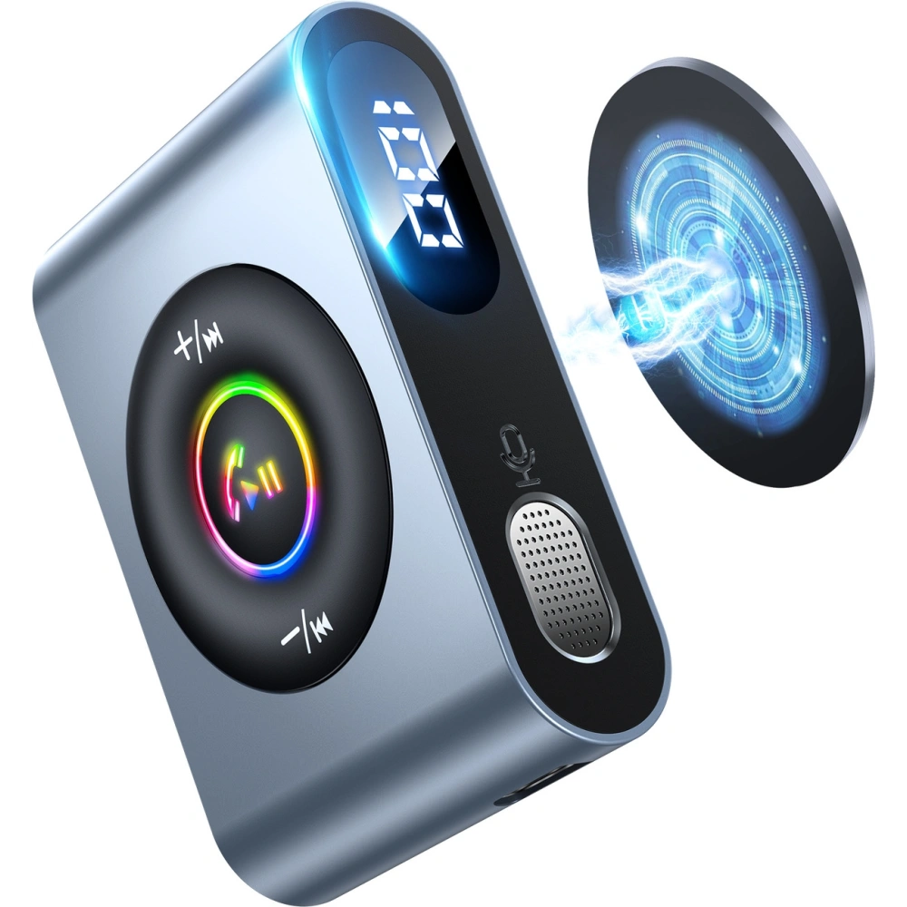 Hurtownia GSM - FM-Transmitter Joyroom Bluetooth 5.3 und Freisprecheinrichtung für AUX Mini Jack 3,5mm (JR-CB1) - JYR432 - {ean13} - Hurt