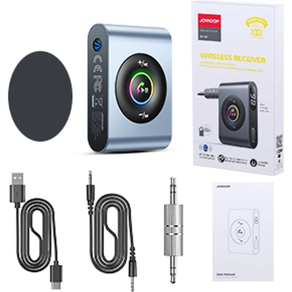 Hurtownia GSM - FM-Transmitter Joyroom Bluetooth 5.3 und Freisprecheinrichtung für AUX Mini Jack 3,5mm (JR-CB1) - JYR432 - {ean13} - Hurt