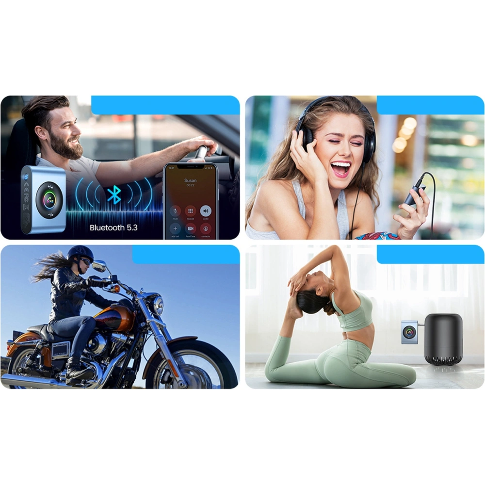 Hurtownia GSM - FM-Transmitter Joyroom Bluetooth 5.3 und Freisprecheinrichtung für AUX Mini Jack 3,5mm (JR-CB1) - JYR432 - {ean13} - Hurt