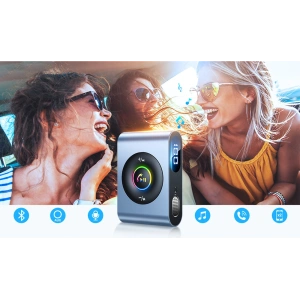 Hurtownia GSM - Transmiter FM Joyroom Bluetooth 5.3 a sada hands-free do portu AUX mini jack 3,5mm (JR-CB1) - JYR432 - {ean13} - Hurt