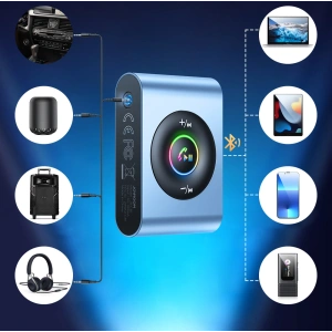 Hurtownia GSM - Transmiter FM Joyroom Bluetooth 5.3 a sada hands-free do portu AUX mini jack 3,5mm (JR-CB1) - JYR432 - {ean13} - Hurt