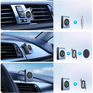 Hurtownia GSM - Transmiter FM Joyroom Bluetooth 5.3 a sada hands-free do portu AUX mini jack 3,5mm (JR-CB1) - JYR432 - {ean13} - Hurt