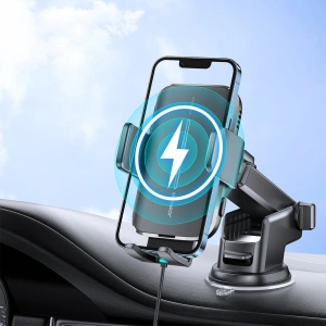 Wholesale Joyroom car holder with wireless charger 15W for cockpit dashboard black (JR-ZS245) - JYR434 - {ean13} - Hurt