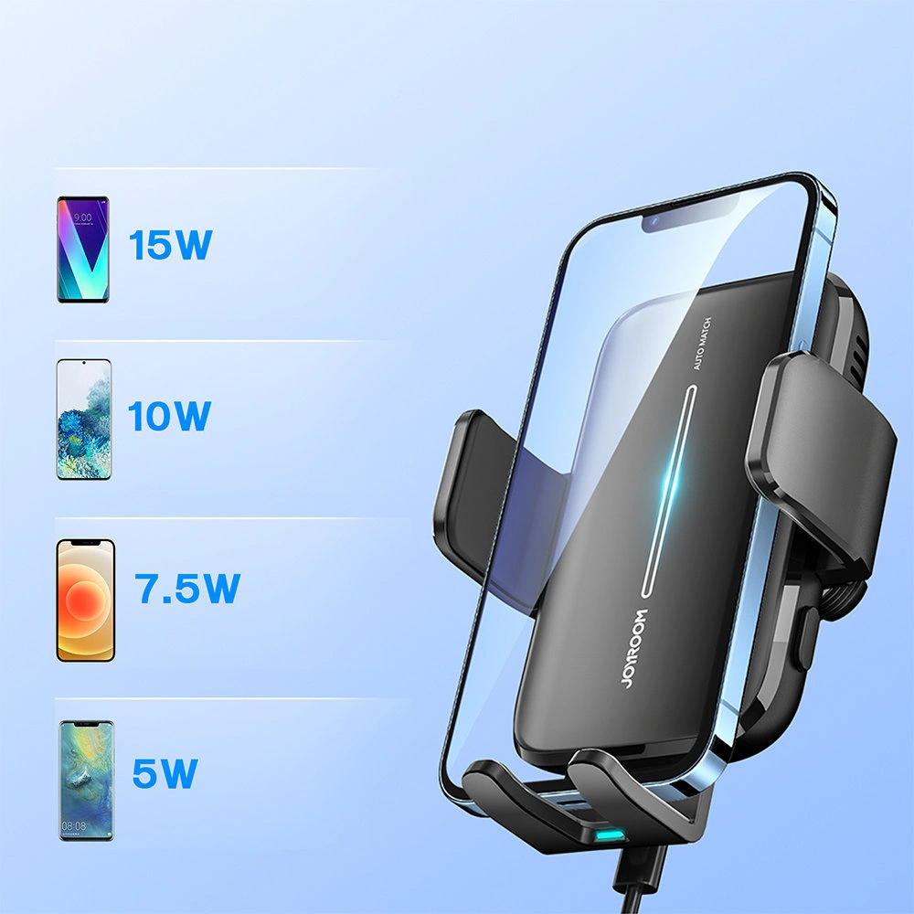 Wholesale Joyroom car holder with wireless charger 15W for cockpit dashboard black (JR-ZS245) - JYR434 - {ean13} - Hurt