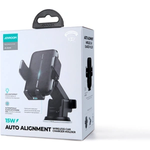 Hurtownia GSM - Auto-Halterung mit kabellosem Ladegerät Joyroom 15W für das Armaturenbrett schwarz (JR-ZS245) - JYR434 - {ean13} - Hurt