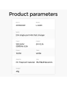 Wholesale Joyroom USB wall charger 2,1 A white (L-1A101) - JYR435 - {ean13} - Hurt