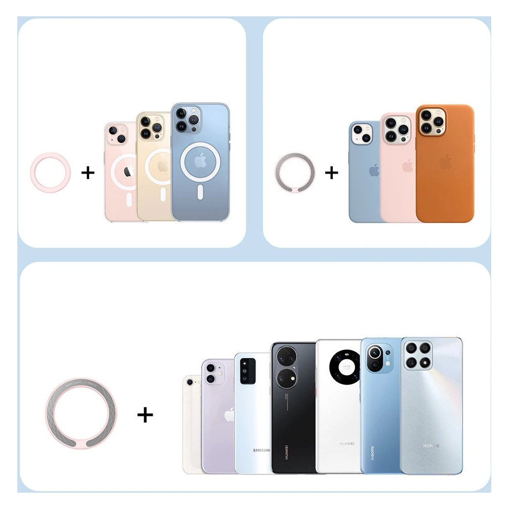 Wholesale Joyroom Set of Magnetic Mount Rings for Smartphone / Tablet 2 pcs Black (JR-Mag-M1) - JYR437 - {ean13} - Hurt