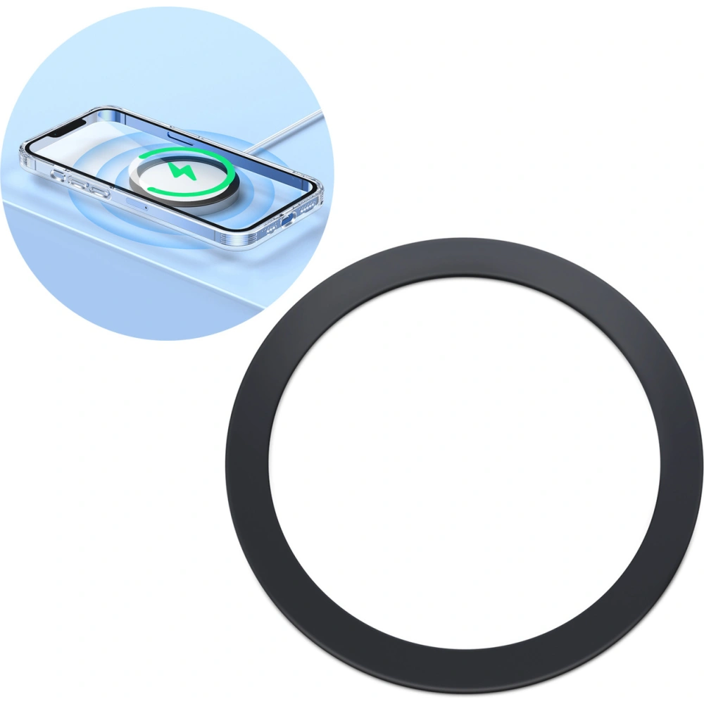 Hurtownia GSM - Inel magnetic metalic Joyroom negru (JR-Mag-M3) - JYR438 - {ean13} - Hurt