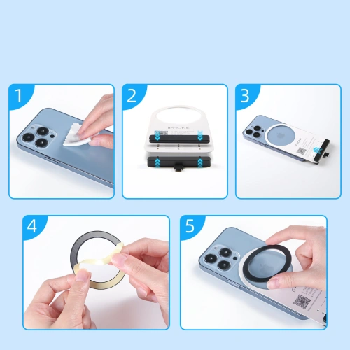 Pierścień magnetyczny metalowy Joyroom czarny (JR-Mag-M3)