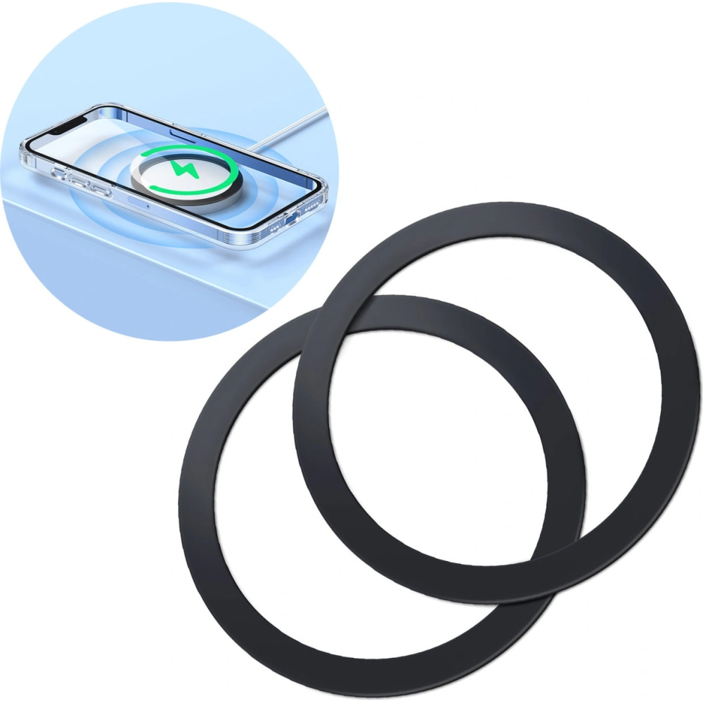 Hurtownia GSM - Magnetischer Metallring Joyroom schwarz (JR-Mag-M3) [2 PACK] - JYR439 - {ean13} - Hurt
