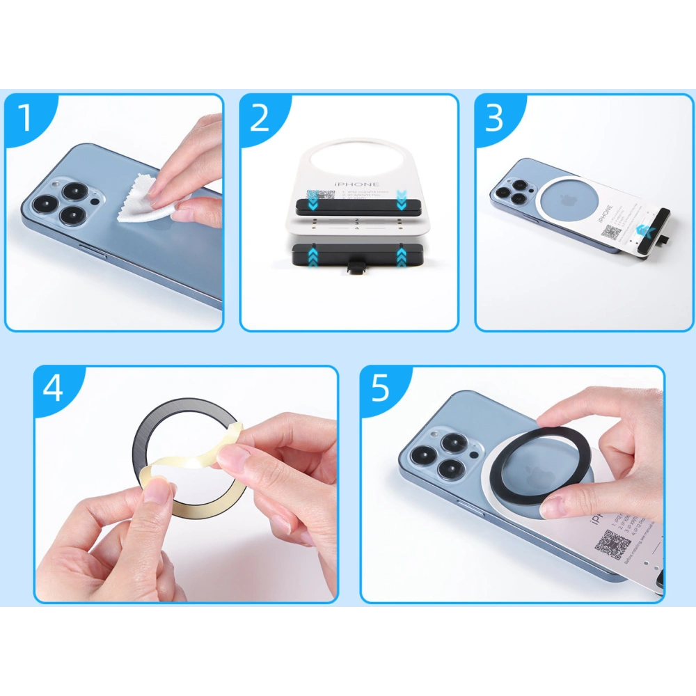 Wholesale Joyroom set of metal magnetic rings for smartphone 2 pcs.blue (JR-Mag-M3) - JYR441 - {ean13} - Hurt