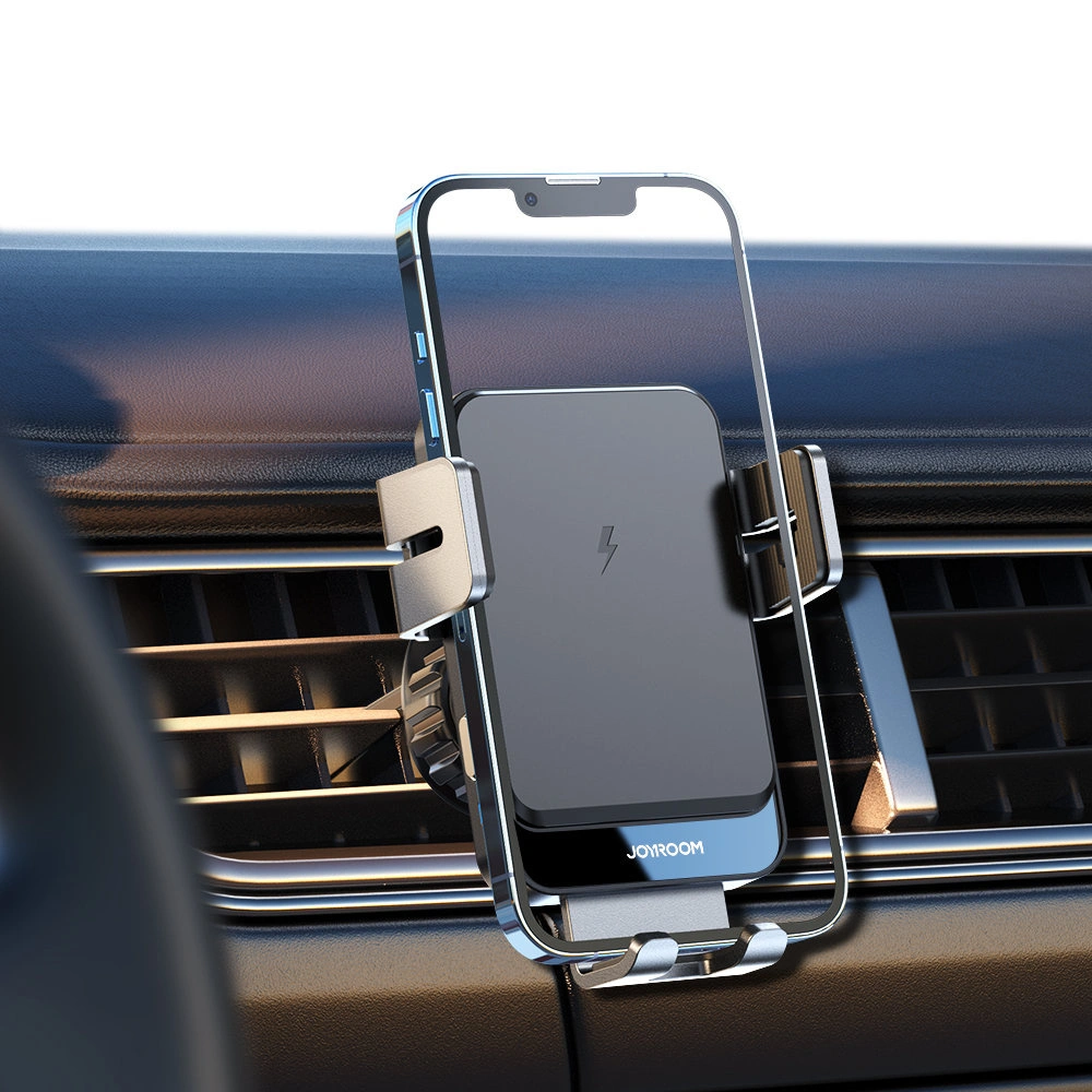Hurtownia GSM - Automatický automobilový držák s bezdrátovou nabíječkou Joyroom na ventilační mřížku Qi 15W (JR-ZS219) - JYR444 - {ean13} - Hurt