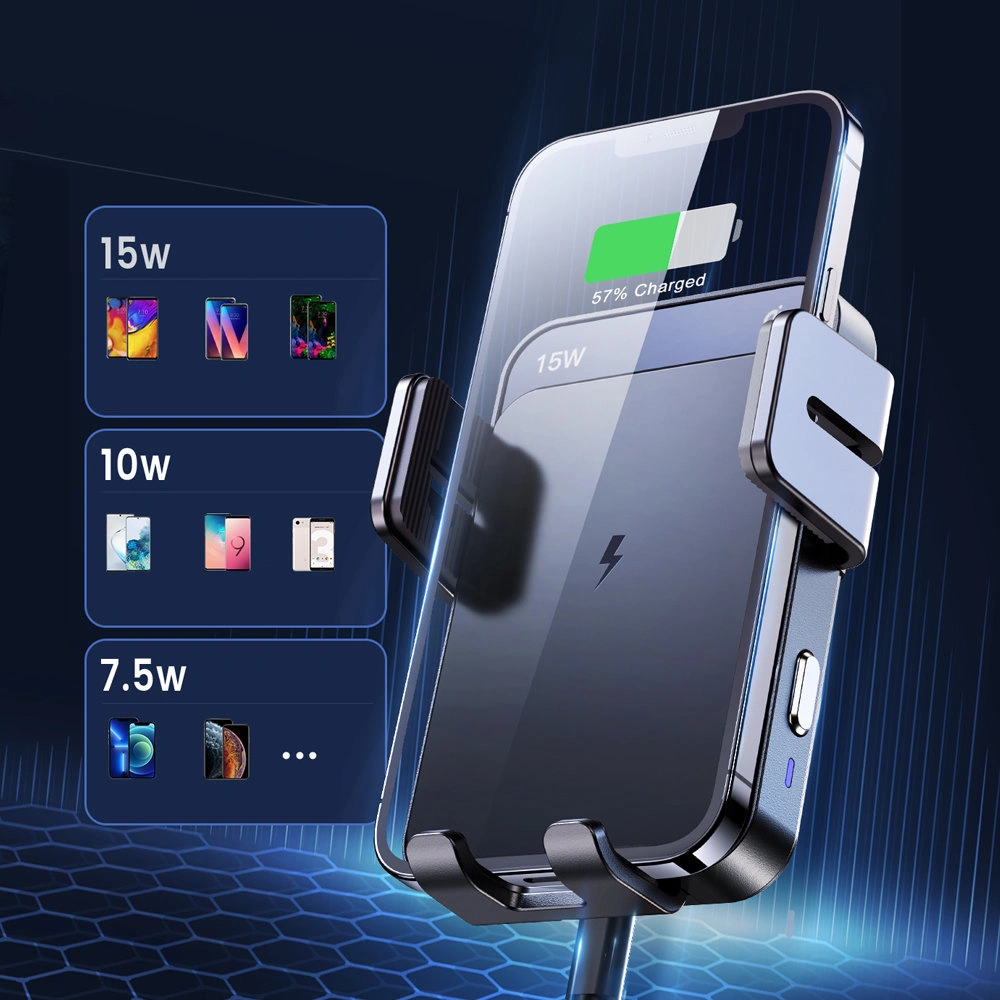 Wholesale Joyroom Automatic Electric Car Mount Air Vent 15W Qi Wireless Charger (JR-ZS219) - JYR444 - {ean13} - Hurt