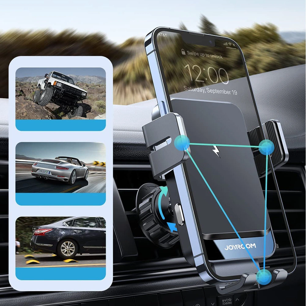 Hurtownia GSM - Automatický automobilový držák s bezdrátovou nabíječkou Joyroom na ventilační mřížku Qi 15W (JR-ZS219) - JYR444 - {ean13} - Hurt