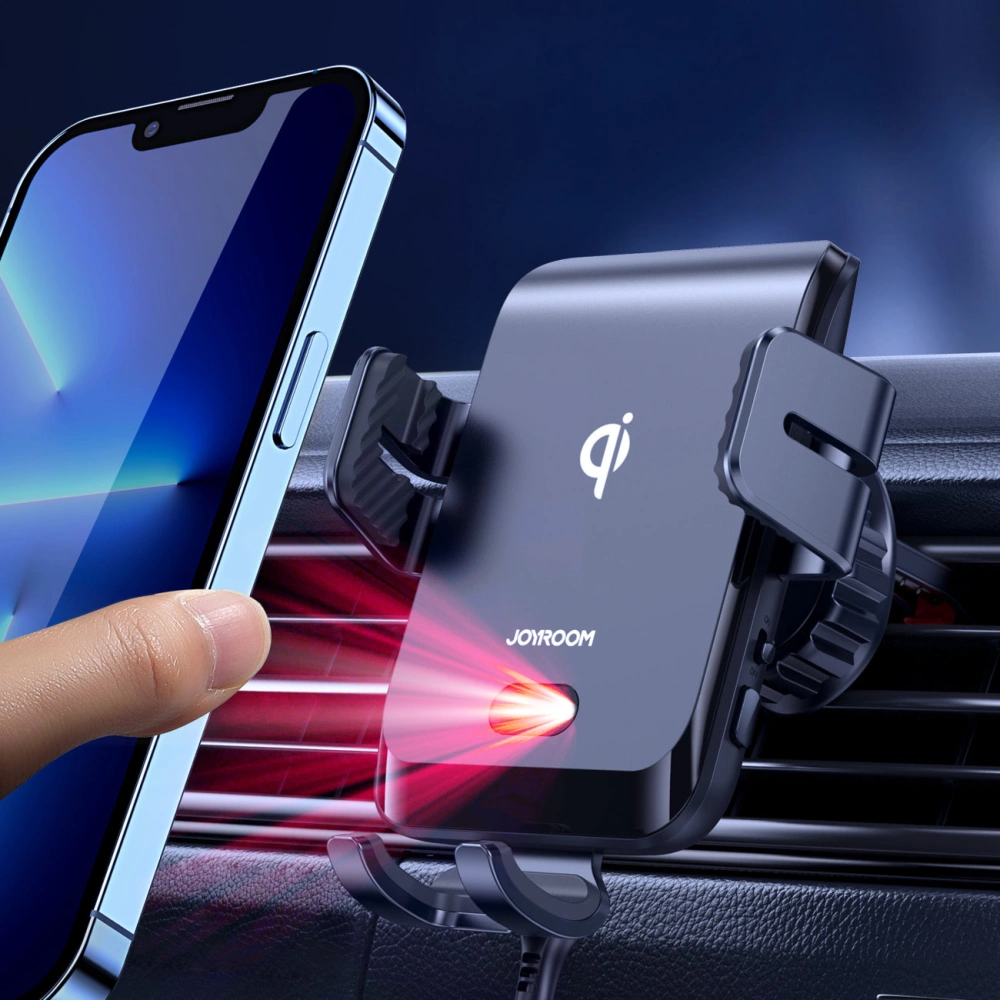 Hurtownia GSM - Automatikus autós tartó vezeték nélküli töltővel Joyroom légbefúvóra Qi 15W (JR-ZS214) - JYR445 - {ean13} - Hurt