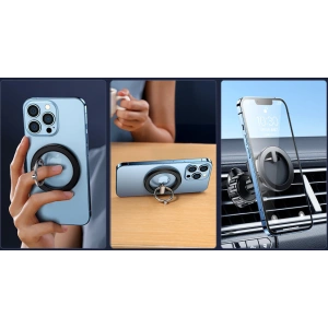 Wholesale Joyroom kit multifunctional magnetic car holder ring phone support black (JR-ZS294) - JYR446 - {ean13} - Hurt