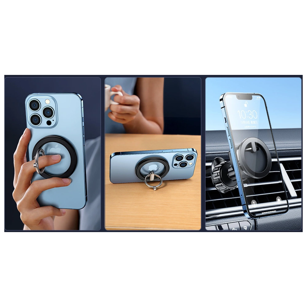 Wholesale Joyroom kit multifunctional magnetic car holder ring phone support black (JR-ZS294) - JYR446 - {ean13} - Hurt