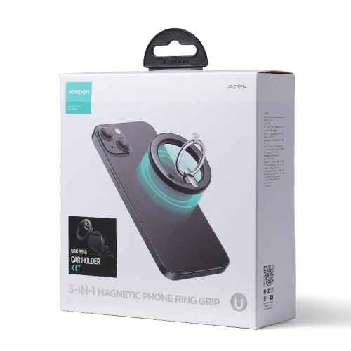 Uchwyt samochodowy magnetyczny Joyroom czarny (JR-ZS294)