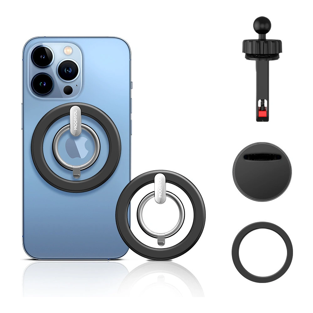 Wholesale Joyroom kit multifunctional magnetic car holder ring phone support black (JR-ZS294) - JYR446 - {ean13} - Hurt