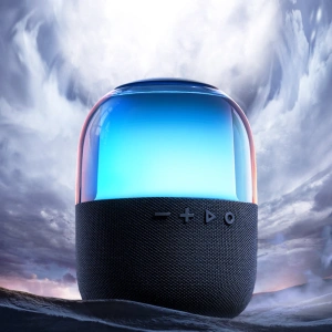 Wholesale Joyroom wireless Bluetooth 5.3 RGB speaker black (JR-ML05) - JYR447 - {ean13} - Hurt