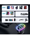 Hurtownia GSM - Auto nabíječka Joyroom 4w1 PD, QC3.0, AFC, FCP + USB-C kabel 1,6m 60W černý (JR-CL19) - JYR448 - {ean13} - Hurt