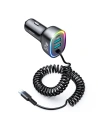 Hurtownia GSM - Auto nabíječka Joyroom 4w1 PD, QC3.0, AFC, FCP + Lightning kabel 1,6m 57W černý (JR-CL20) - JYR449 - {ean13} - Hurt