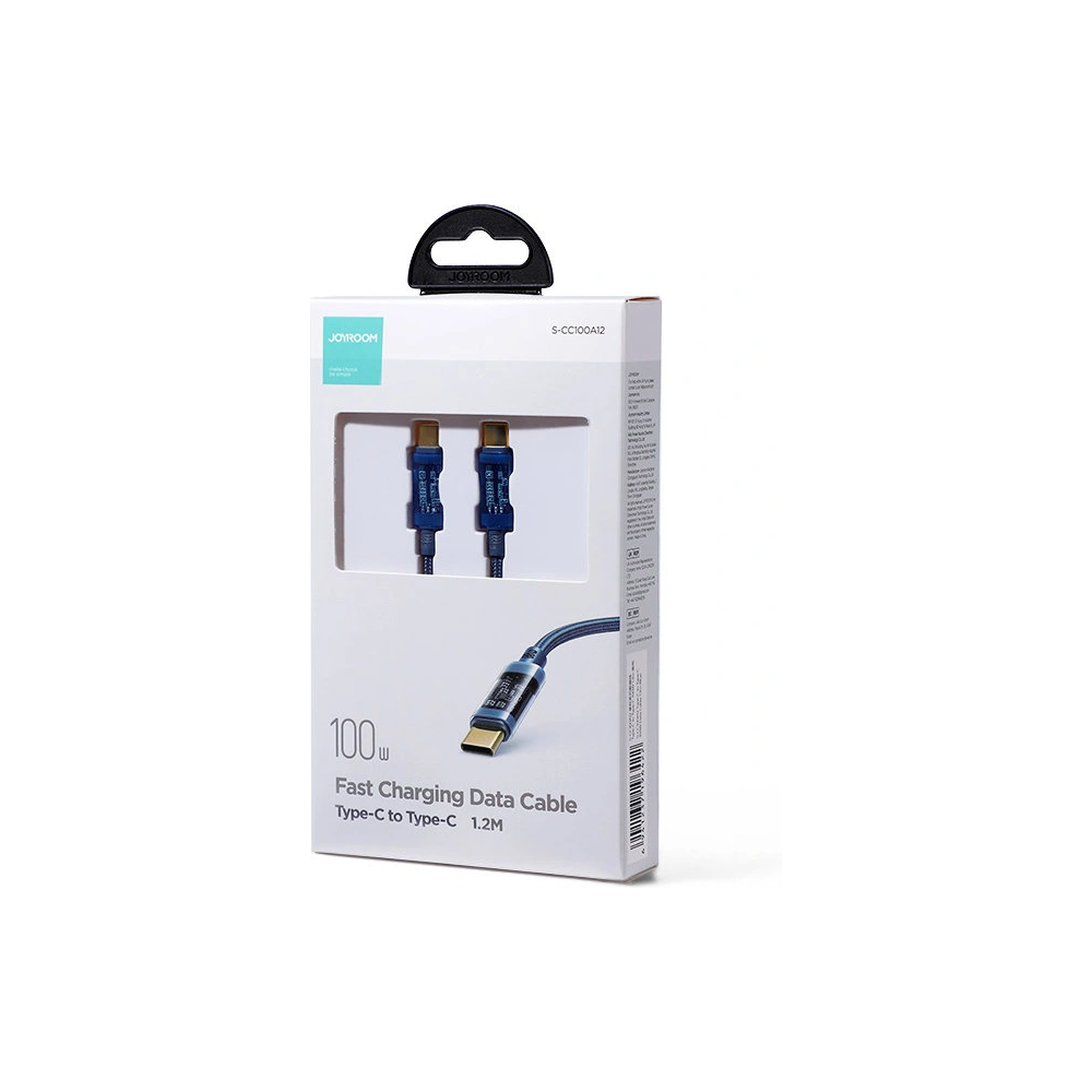 Hurtownia GSM - Kábel Joyroom USB/USB-C 100W 1,2m fekete (S-CC100A12) - JYR451 - {ean13} - Hurt