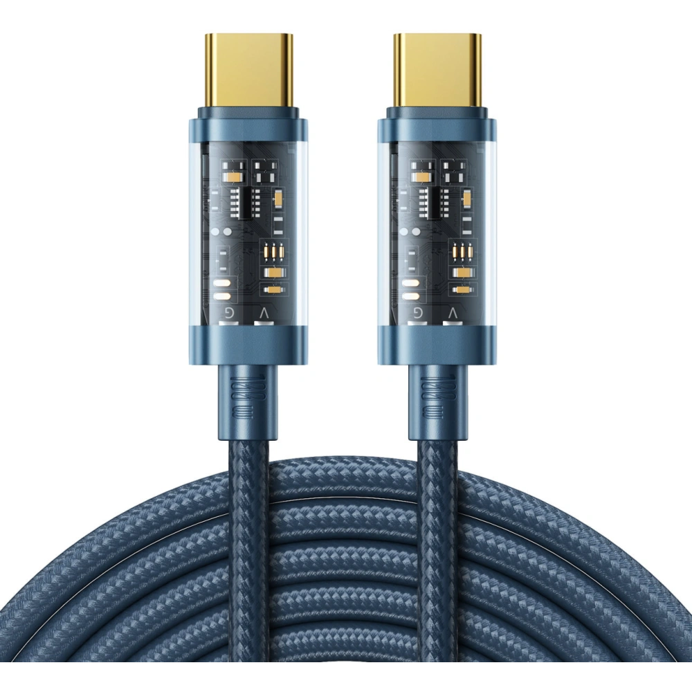 Hurtownia GSM - Kabel Joyroom USB/USB-C 100W 2m modrý (S-CC100A20) - JYR453 - {ean13} - Hurt
