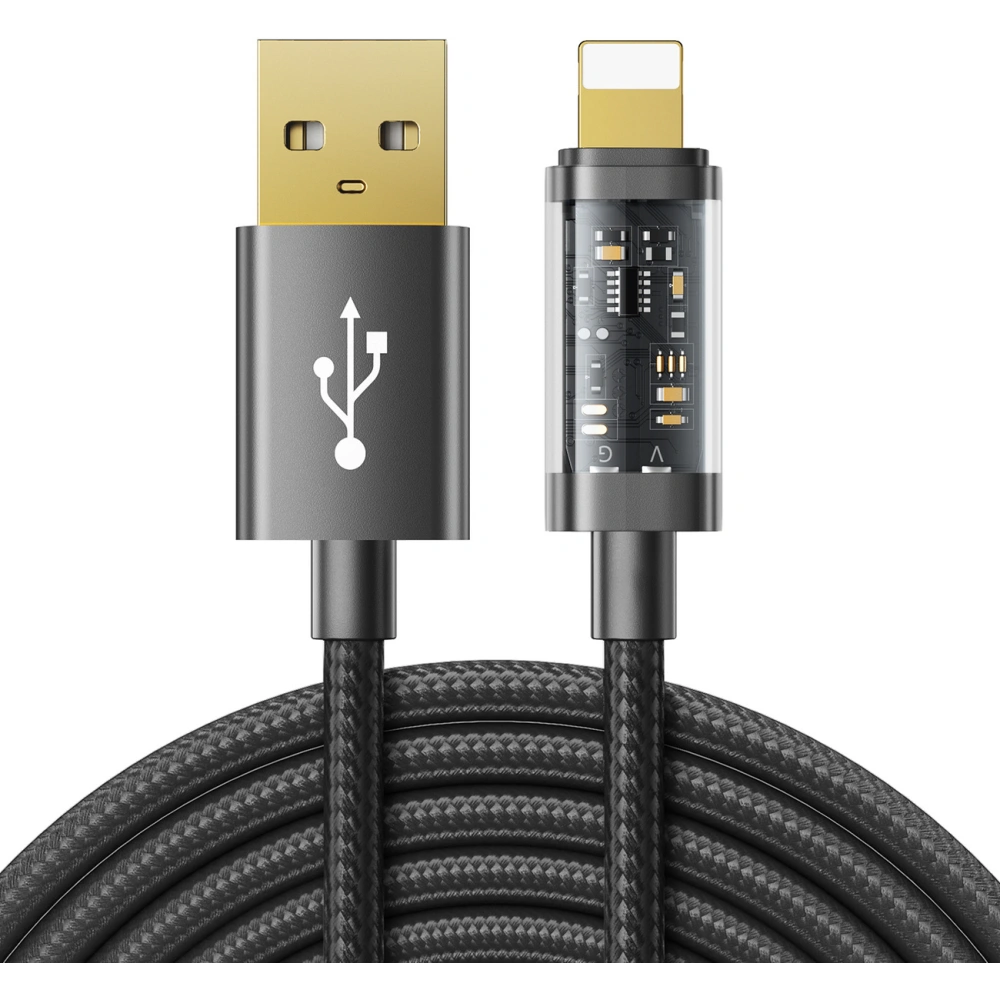 Hurtownia GSM - Cablul Joyroom USB/Lightning 2,4A 20W 2m negru (S-UL012A20) - JYR456 - {ean13} - Hurt