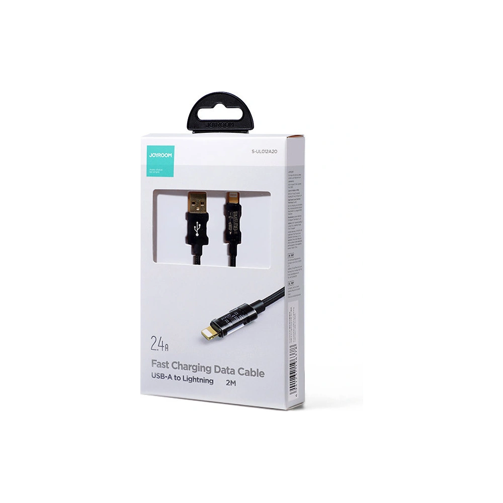 Hurtownia GSM - Cablul Joyroom USB/Lightning 2,4A 20W 2m negru (S-UL012A20) - JYR456 - {ean13} - Hurt